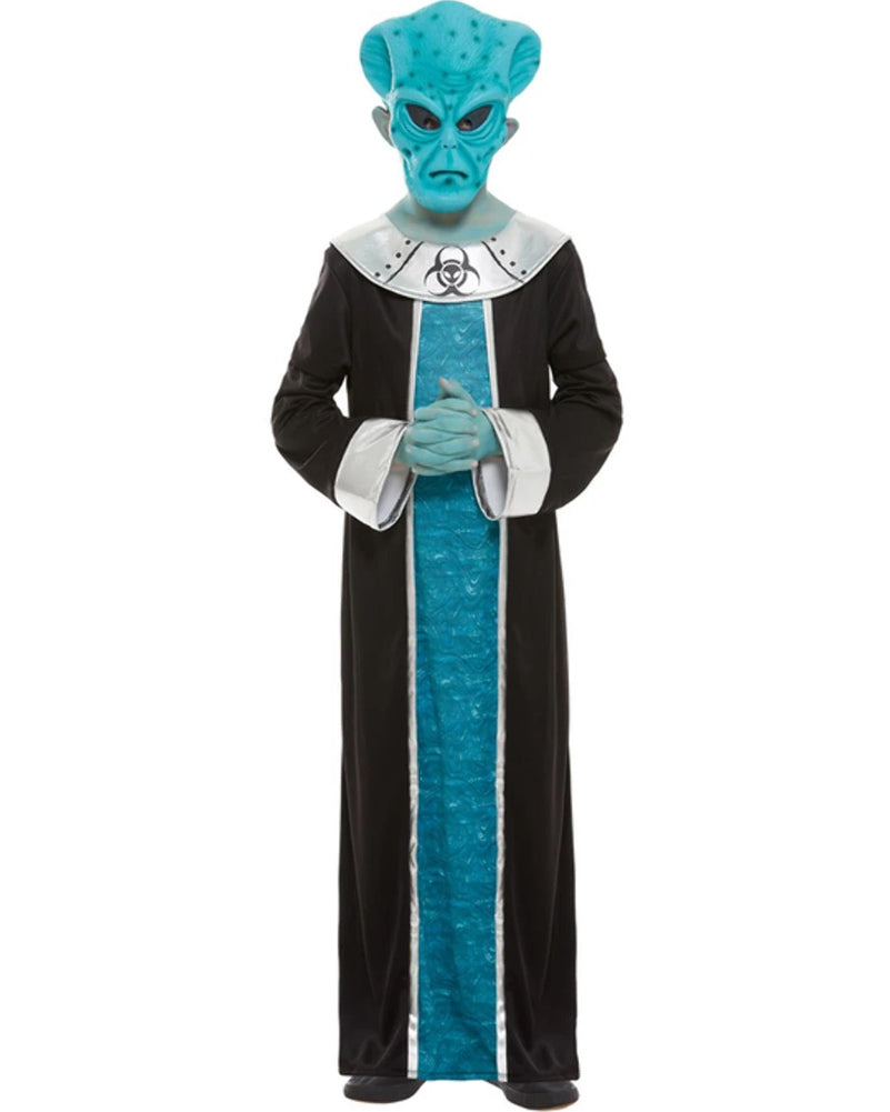 Blue Alien Boys Costume