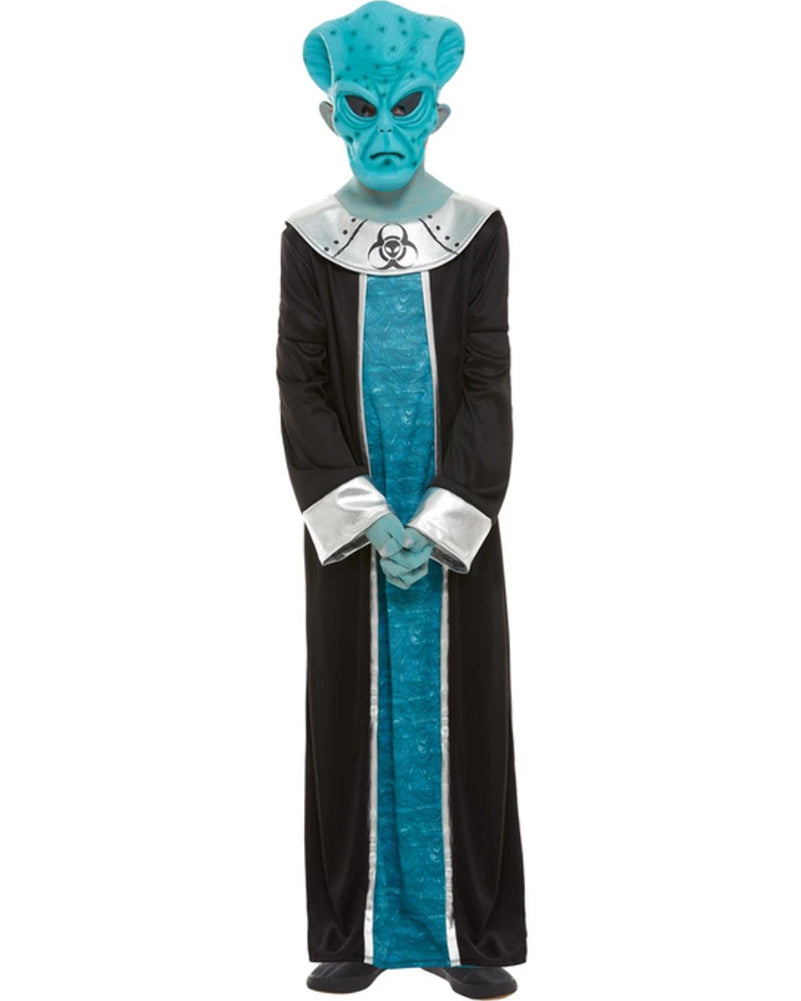 Blue Alien Boys Costume