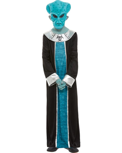 Blue Alien Boys Costume