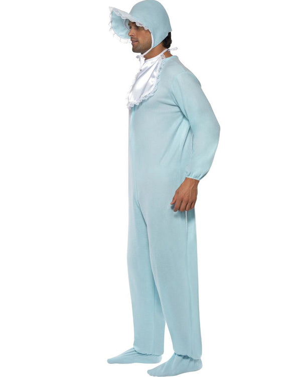 Blue Baby Boy Romper Adult Costume