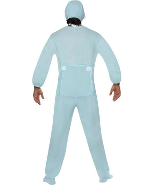 Blue Baby Boy Romper Adult Costume