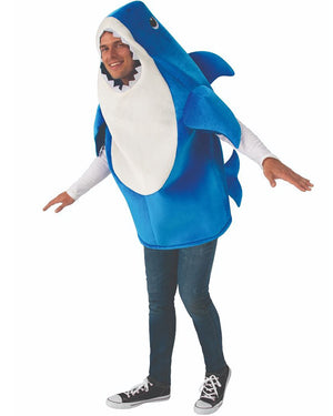 Blue Daddy Shark Adult Costume