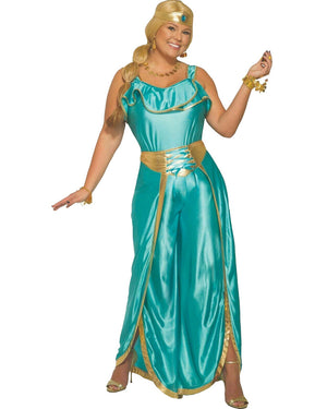 Blue Desert Princess Womens Plus Size Costume