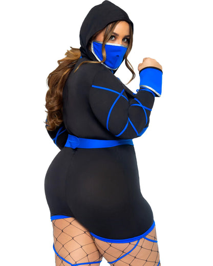 Blue Dragon Ninja Plus Size Womens Costume