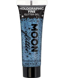 Blue Fine Holographic Body Glitter Gel 12ml