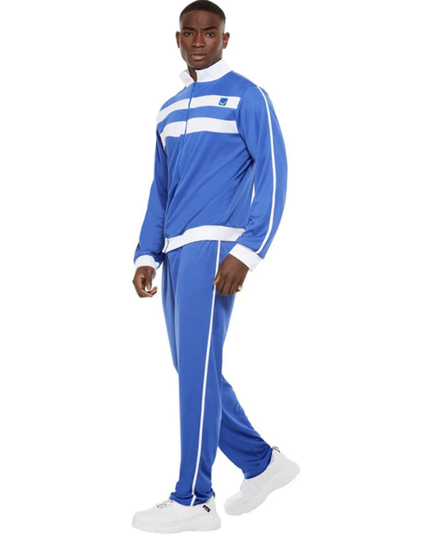 90s Blue Scouser Tracksuit Mens Costume1