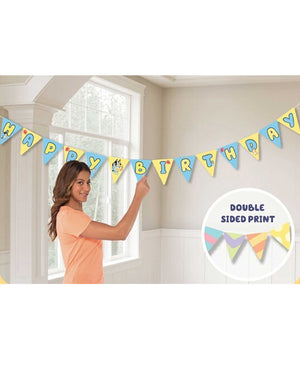 Bluey Bunting Paper Banner