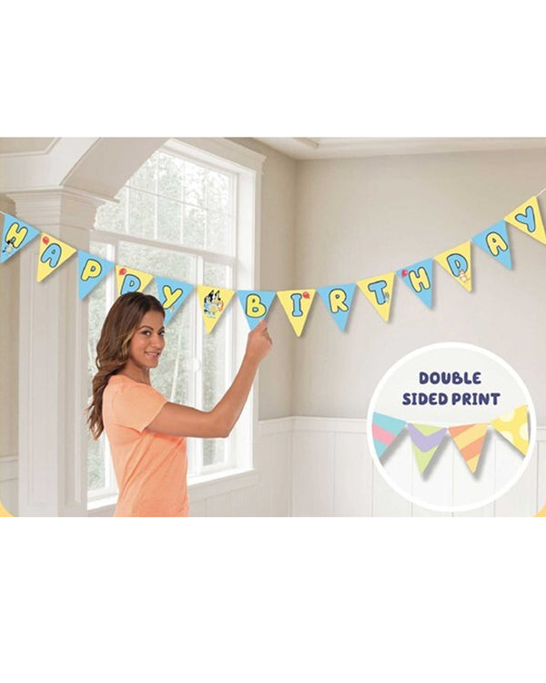 Bluey Bunting Paper Banner