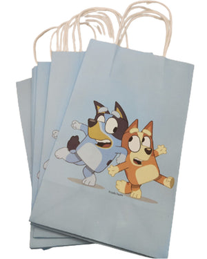 Bluey Paper Kraft Bags Pack of 8