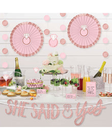 Blush Wedding Buffet Decorating Kit
