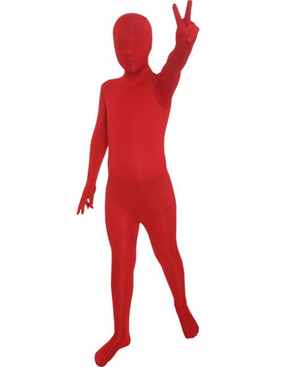 Red Morphsuit Kids Costume