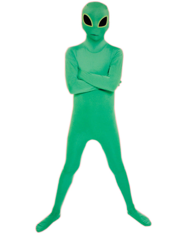 Glow Alien Morphsuit Boys Costume