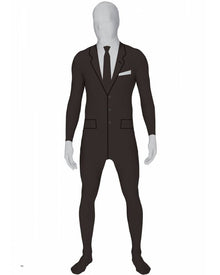Slenderman Business Suit Morphsuit Mens Halloween Costume