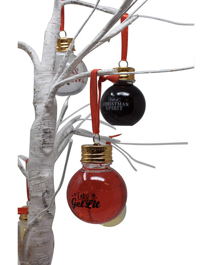Christmas Boozeball Ornaments 5cm Pack of 9