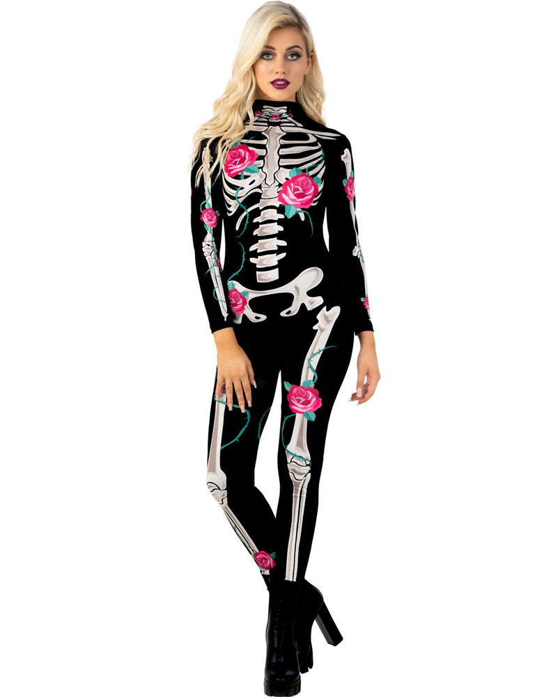 Botanical Skeleton Bodysuit Womens Costume