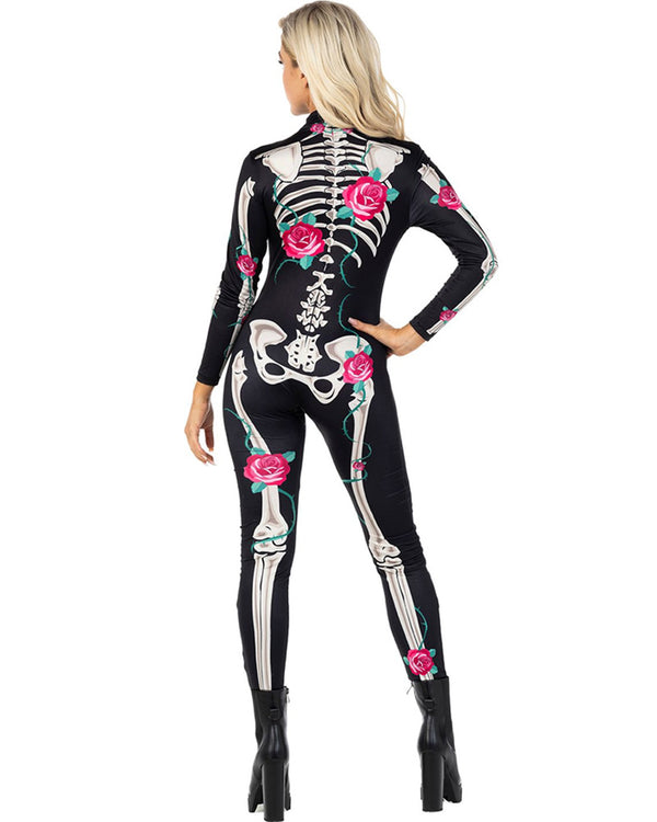 Botanical Skeleton Bodysuit Womens Costume