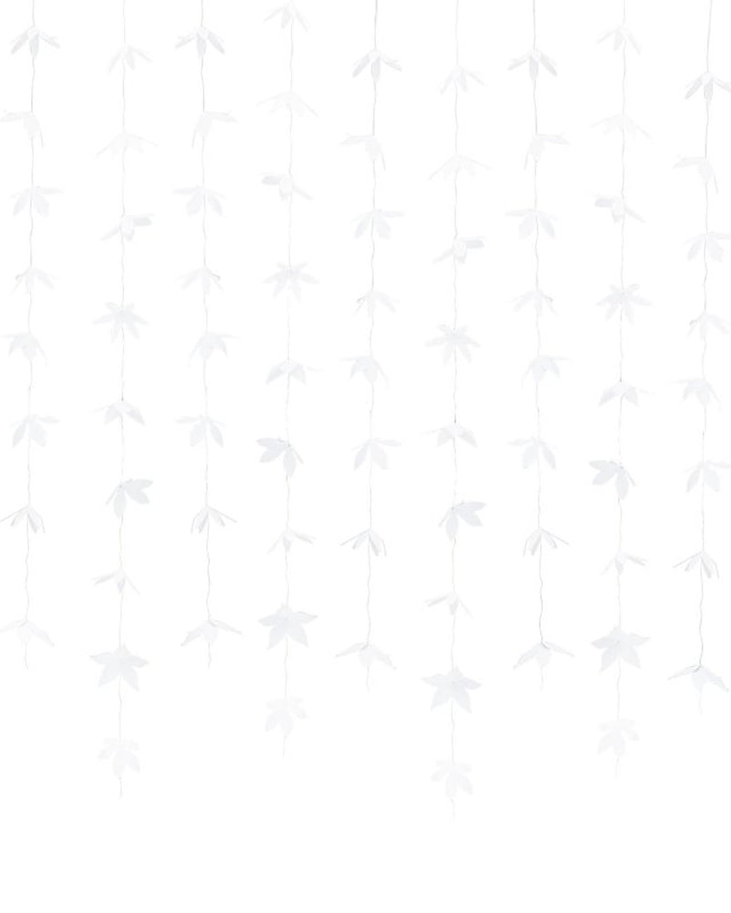 Botanical Wedding White Origami Flower Backdrop 1.8m