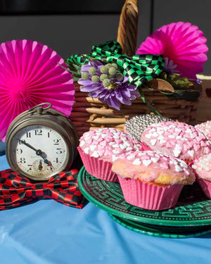 Pink Mini Fan Decorations