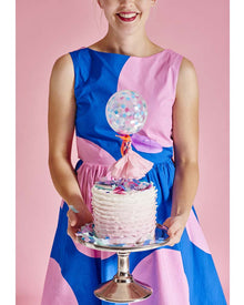 Pink Shimmer Inflatable Confetti Balloon Pop 12cm