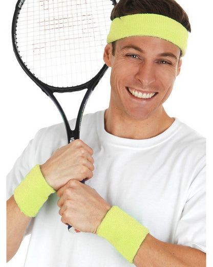 Bright Neon Sweatband Set