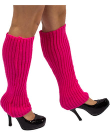 Bright Pink Neon Leg Warmers