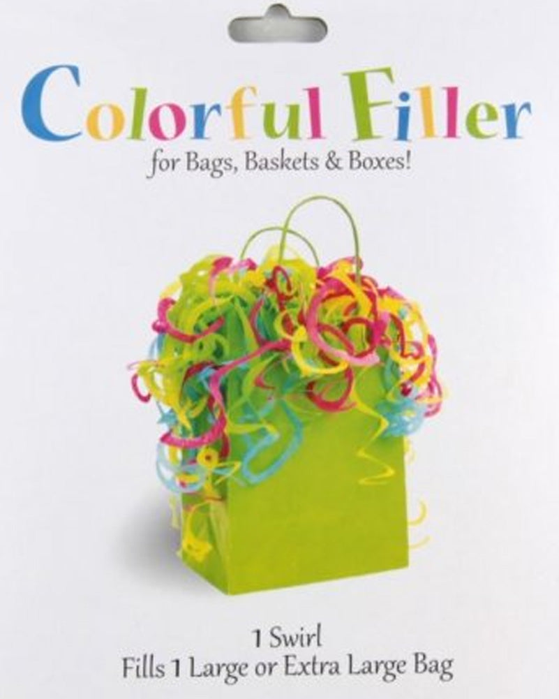 Bright Tissue Filler or Hanging Swirl Decoration 1.2m