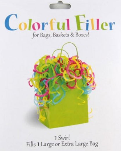 Bright Tissue Filler or Hanging Swirl Decoration 1.2m