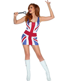 British Popstar Womens Costume