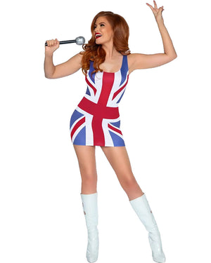 British Popstar Womens Costume