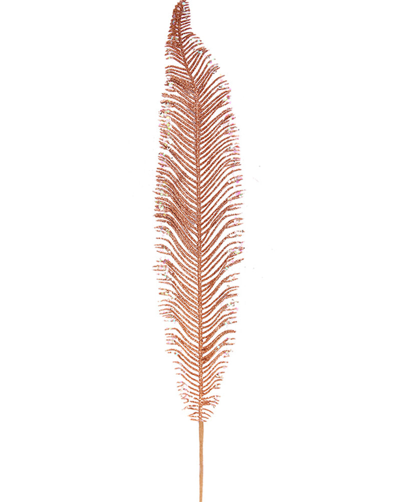 Christmas Bronze Glitter Stem 70cm