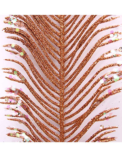 Christmas Bronze Glitter Stem 70cm