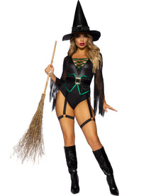 Broomstick Babe Womens Halloween Costume