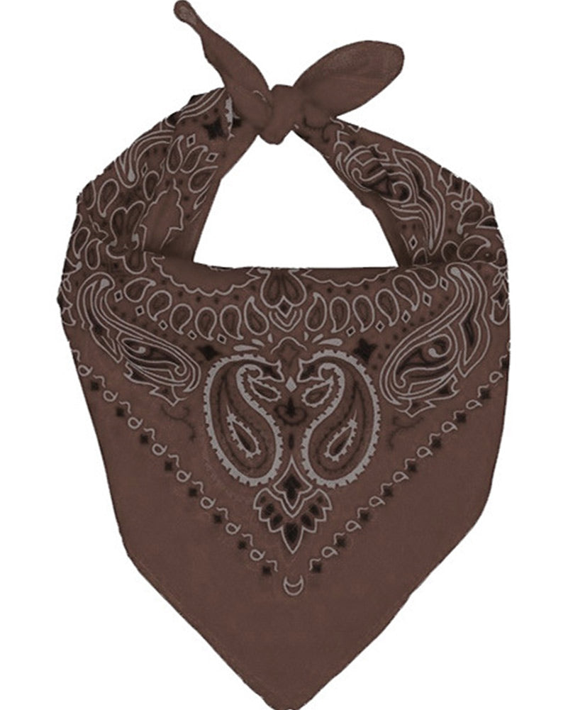 Brown Cotton Bandana