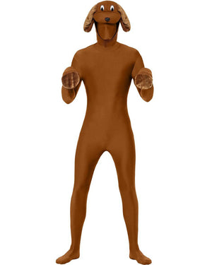 Brown Dog Hood and Gloves Set