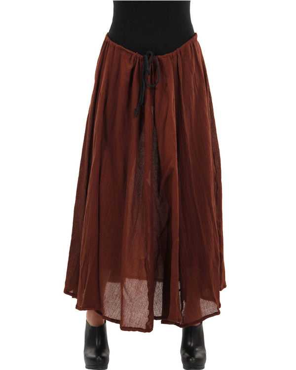 Brown Pirate Parachute Skirt