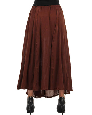 Brown Pirate Parachute Skirt