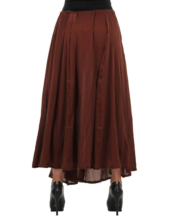 Brown Pirate Parachute Skirt
