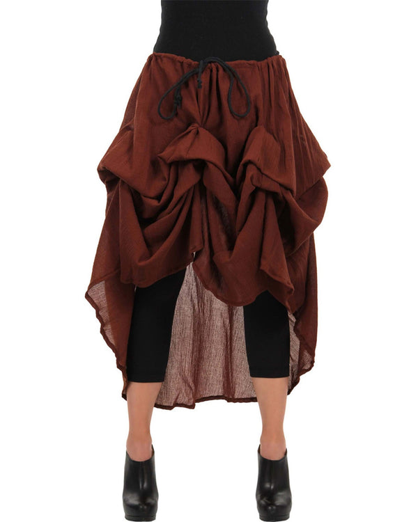 Brown Pirate Parachute Skirt