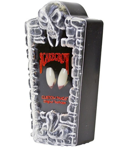 Vampire Blood Tipped Fangs For Halloween