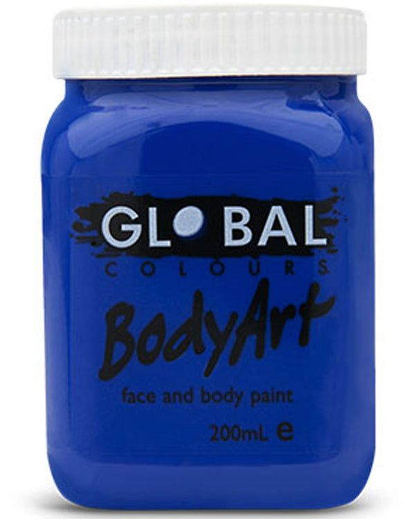 BodyArt Ultra Blue Paint Jar 200ml