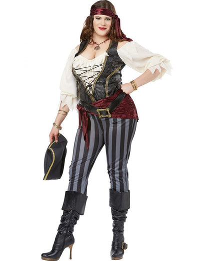 Buccaneer Pirate Womens Plus Size Book Week Costume