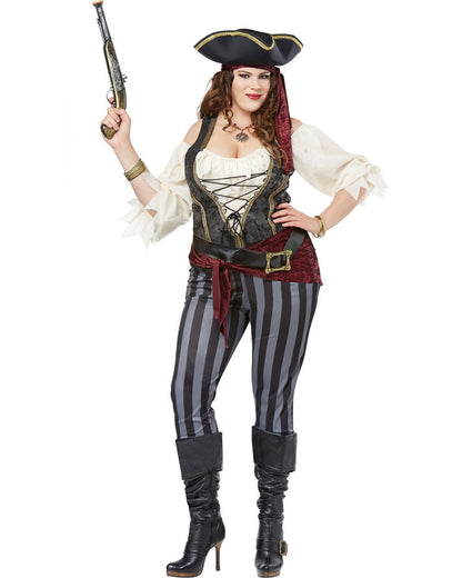Buccaneer Pirate Womens Plus Size Book Week Costume