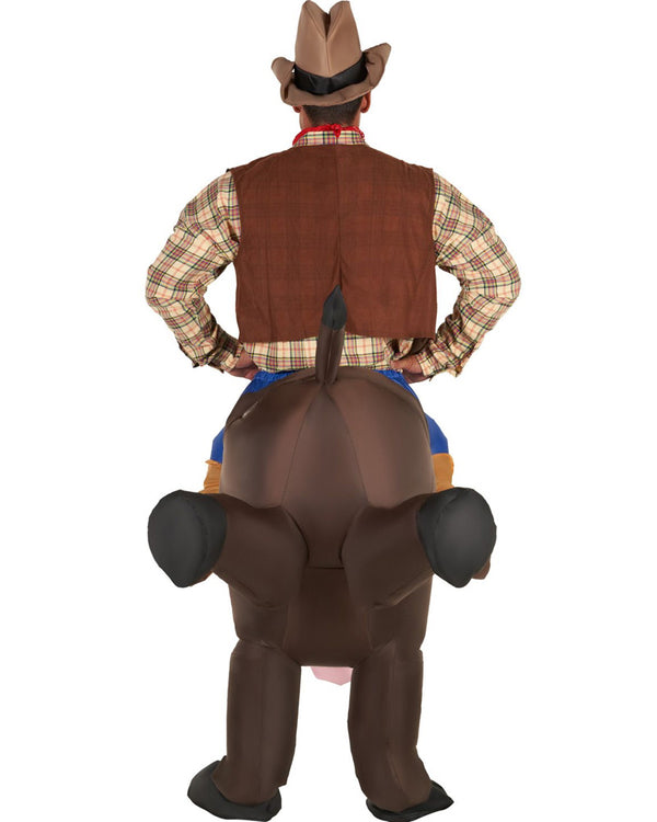 Bucking Bronco Ride On Inflatable Adult Costume