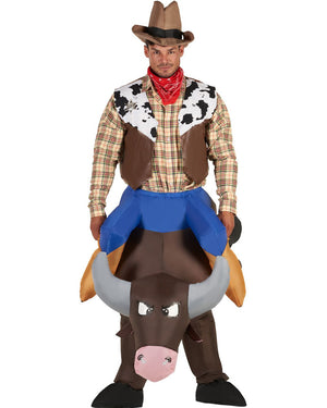 Bucking Bronco Ride On Inflatable Adult Costume