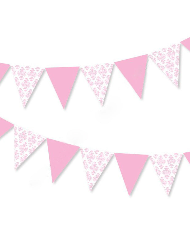 Pink Damask Bunting