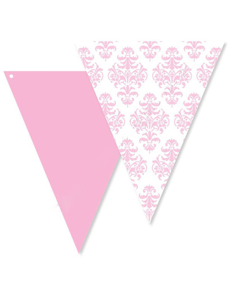 Pink Damask Bunting
