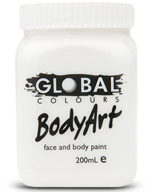 BodyArt White Paint Jar 200ml