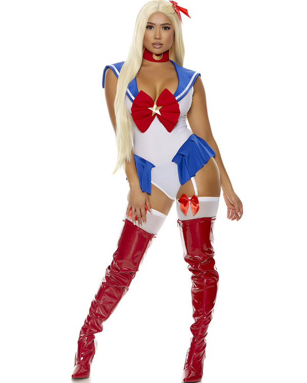 By Moonlight Sexy Anime Womens Costume