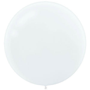 Latex Balloons 60cm 4 Pack White Pack of 4