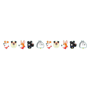 Dog Party Shaped Banner
